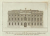 The Bristol Exchange as it fronts north to Corn Street 1789 old antique print
