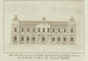 The Bristol Exchange as it fronts south to the General Market 1789 old print