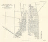 Plano en Papel de Maguey, Tenochtitlan. Mexico City. RGS/Maudsley 1916 old map
