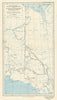 Alaska Boundary Demarcation. Yukon, Canada. RGS/Major E. W. Nesham 1927 map