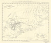 Eastern Aden Protectorate. Hadhramaut. Yemen. RGS/William H. Ingrams 1938 map