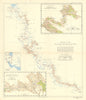 Western Iran. Luristan Ardakan Kermanshah Chiraz. RGS/Aurel Stein 1938 old map