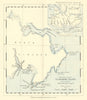 Ellesmere Island SE coast 1937-8. Canadian Arctic. RGS/Robert Bentham 1941 map