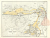 Harwich & approaches, & River Stour nautical sailing sea chart. Essex 1903 map