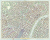 Frankfurt am Main pictorial bird's eye view city plan. #154 BOLLMANN 1977 map
