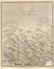 Comparative view of the Heights of the Principal Hills in Great Britain 1837 map