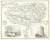 Isle of Thanet antique map by Thomas Moule 1837 old plan chart