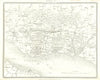 Portsmouth antique town plan by Thomas Moule 1837 old map chart