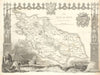 The Isle of Man antique map by Thomas Moule 1837 old plan chart