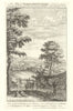 A Map of Northamptonshire, north from London. George Bickham. County map 1754