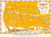 Old Oregon Trail pictorial map by Irvin Shope. Pioneer trails/Old West 1948