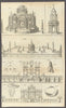 Monuments for the Peace of Utrecht 1713 in Paris, Worcester & Dublin 1749