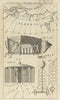 Diving Bell. Horizontal Windmill. Portable Cannon. Russia north coast 1749 map