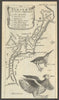 Algiers and Parts adjacent. Gentleman's magazine. Bittern & Houbara 1749 map