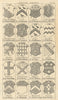 Irish peerage arms Earls Orrery Monrath Granard Arran Ros Shelburn Verney 1749
