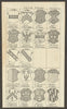 Irish peerage arms Viscounts Grimston Vane Gage Bateman Galway Athenry 1749