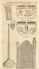 Representation of some antiquities at Alfriston in Sussex. Gent's Mag 1767
