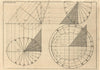 New design for sun-dials, by James Ferguson FRS. Gent's Mag 1769 old print