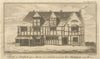 Shakespeare's Birthplace, Henley Street, Stratford upon Avon 1769 old print