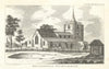 Beaconsfield Church, Buckinghamshire. Gentleman's Magazine 1810 old print