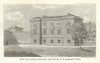 New Gallery, British Museum, N.E Garden View. Gentleman's Magazine 1810 print