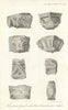 Fragments found on the site of Bermondsey Abbey, Southwark. Gent's Mag 1810