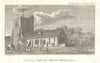 S.E. View of All Saints Church, Theydon Garnon, Essex. Gentleman's Magazine 1810