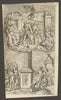 Gentleman's Magazine Decorative title page. Gent's Mag 1747 old antique print