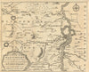 A plan of Maestricht with the adjacient villages… Maastricht. JEFFERYS 1747 map