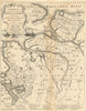 The Marquisate & Plan of Bergen Op Zoom with the French Camp… Gents Mag 1747 map