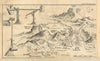 Northern Fells, Lake District. Blencathra Saddleback Skiddaw. Gents Mag 1747 map