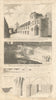 Old Dormitory & crypt in Dean's Yard, Westminster 1815 antique print