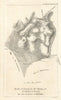 Site of Antient Carteia, near Gibraltar, Spain. Gent's Mag/Longmate 1816 map