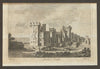 A view of Bolton Castle, Wensleydale, Yorkshire 1774 old antique print picture