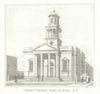 Christ Church, Marylebone. Hardwick. Gentleman's magazine 1825 old print