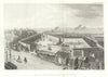 View of the proposed St. Katherine's Docks, London. Gentleman's Magazine 1826