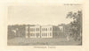 Powderham Castle, Devon. Gentleman's Magazine 1799 old antique print picture