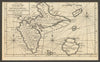 A new & accurate map of the isles of Guadaloupe, Marie-Galante. GIBSON 1759