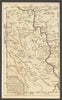 The Rhine between Wesel & Duseldorf… Duisburg Dusseldorf. Gent's Mag 1758 map