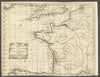 Chart of the coast of France from Ostend to Cape Finisterra… Gent's Mag 1758 map