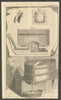 Apparatus for brewing, by Bellin 1761 old antique vintage print picture