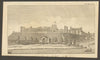 A View of the Royal Palace at Windsor. Castle. Gent's Mag 1765 old print