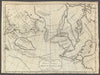 General map of the Discoveries of the Admiral de Fonte. After de l'Isle 1754