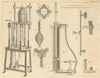 Air Pump. Pear Gauge. Arithmetical balance. Open Fire Stove. Gent's mag 1754