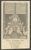 Major-General James Fleming monument, Westminster Abbey. Gent's mag 1754 print