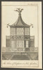 The House of Confucius in Kew Gardens by William Chambers 1773 old print
