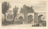 The Old Bridge, Dorchester-on-Thames. Demolished 1815. Gent's Magazine 1818