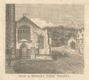 St Mary the Virgin church, Hart Street & bridge, Henley-on-Thames 1814 print