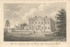 Burke's House. Gregories estate, Beaconsfield. Burnt down 1813. Gent's Mag 1814