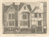 Old Houses, 50-56 St John Street, Clerkenwell, London. Gentleman's Magazine 1814